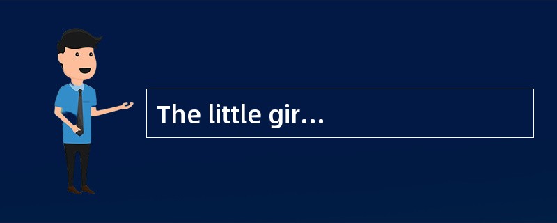 The little girl [grasped]her mother's arm as she crossed the street.