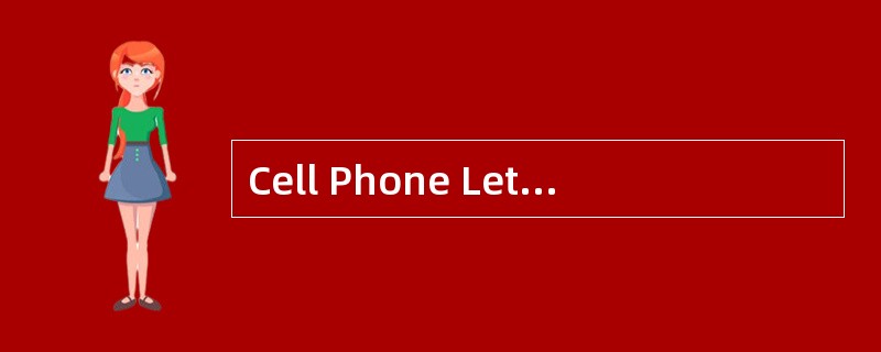 Cell Phone Lets YourSecret Out<o:p></o:p></p><p class="MsoNormal ">