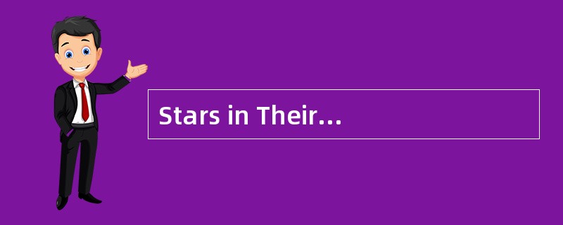 Stars in Their Eyes<o:p></o:p></p><p class="MsoNormal ">The Scient