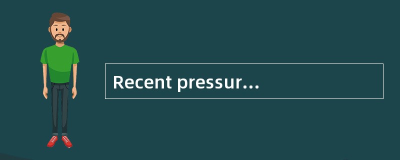 Recent pressure atwork may [account for] his behavior.