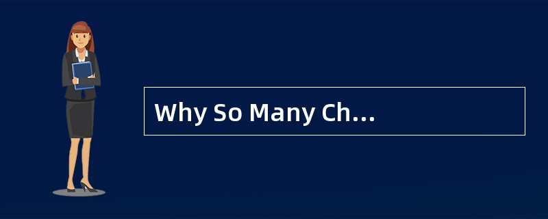 Why So Many Children<o:p></o:p></p><p class="MsoNormal ">In many o
