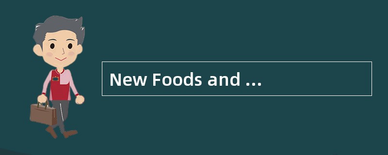 New Foods and the <st1:place w:st="on ">New World</st1:place><o:p></o