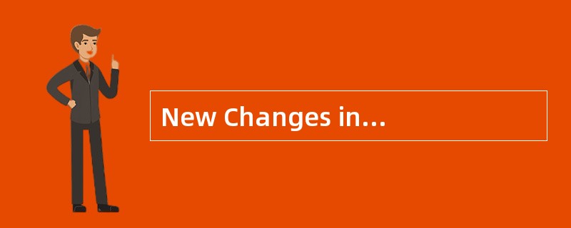 New Changes inAmerican Life<o:p></o:p></p><p class="MsoNormal ">On