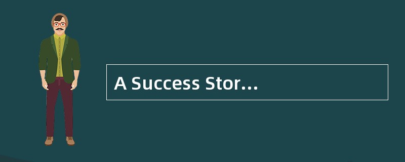 A Success Story<o:p></o:p></p><p class="MsoNormal ">At 19,<st1: