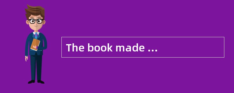 The book made agreat, [impact] on its readers.