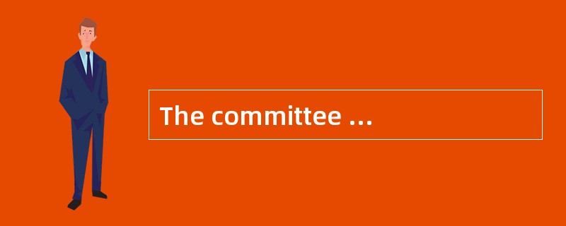 The committee [comprises]five persons.