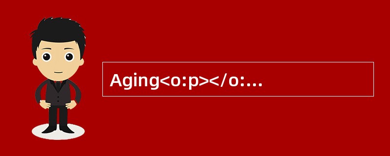 Aging<o:p></o:p></p><p class="MsoNormal ">Throughout historyman ha