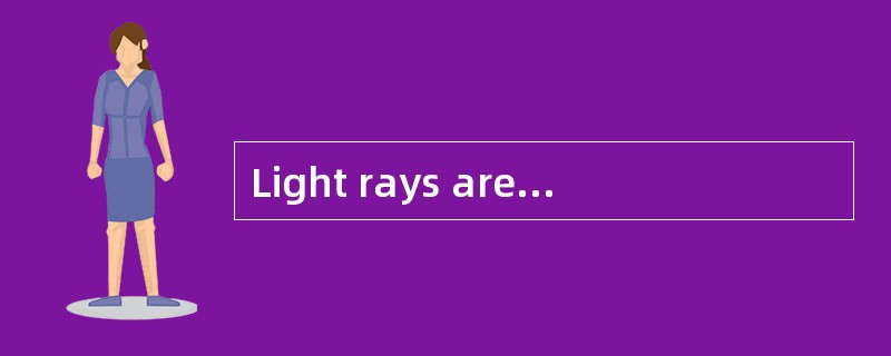 Light rays are[ turnedaside ]by the intense gravitational field surrounding a black hole.