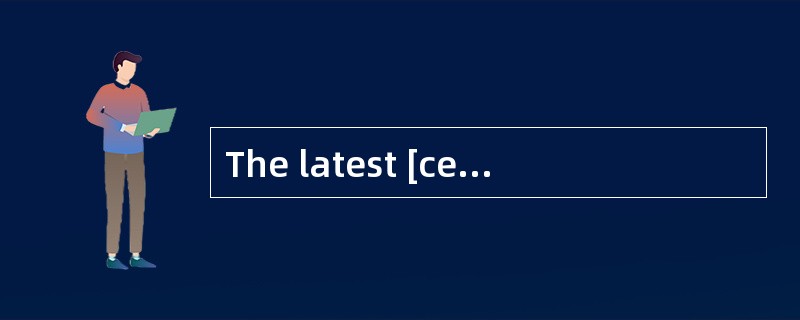 The latest [census]is encouraging.