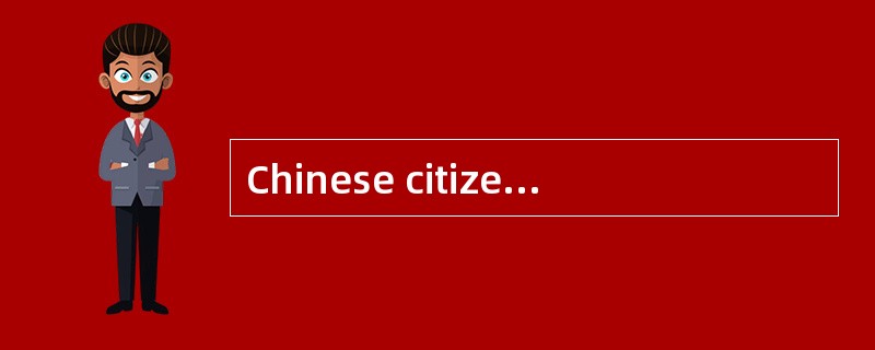 Chinese citizensover the age of 18 are [eligible] to vote.