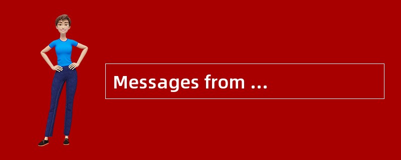 Messages from theMedia<o:p></o:p></p><p class="MsoNormal "> The we