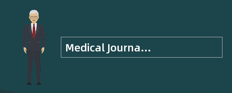 Medical Journals<o:p></o:p></p><p class="MsoNormal ">Medical journ