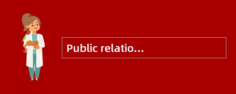 Public relation is a broad set of planned communications about the company, including publicity rele