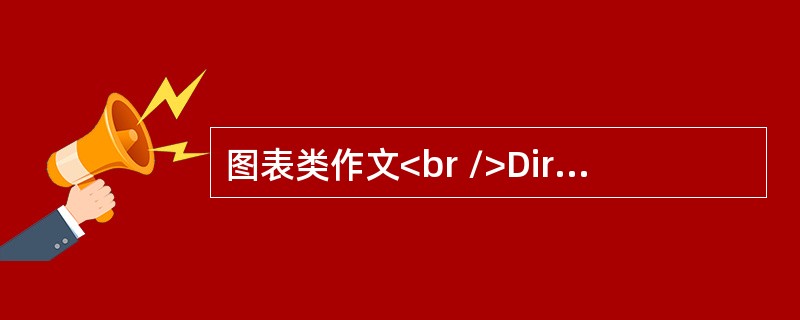 图表类作文<br />Directions：<br />　　Study carefully the following graphs that shows the distri