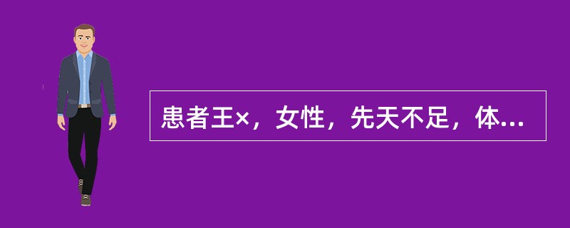 患者王×，女性，先天不足，体质较弱。平素易于感冒，近一周来短气自汗，声音低怯，时寒时热，时有咳嗽，面白，舌质淡，脉弱。治宜选用（　　）。