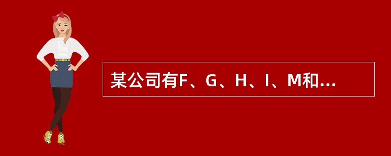 某公司有F、G、H、I、M和P六位总经理助理，三个部门。每个部门恰由三个总经理助理分管。每个总经理助理至少分管一个部门。以下条件必须满足：I.有且只有一位总经理助理同时分管三个部门。Ⅱ.F和G不分管同