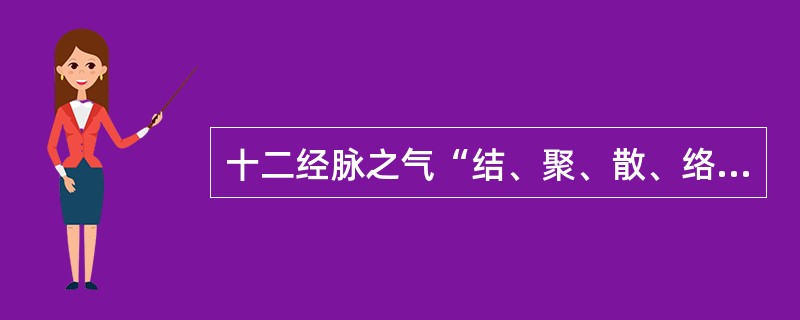 十二经脉之气“结、聚、散、络”于筋肉、关节的体系是（　　）。