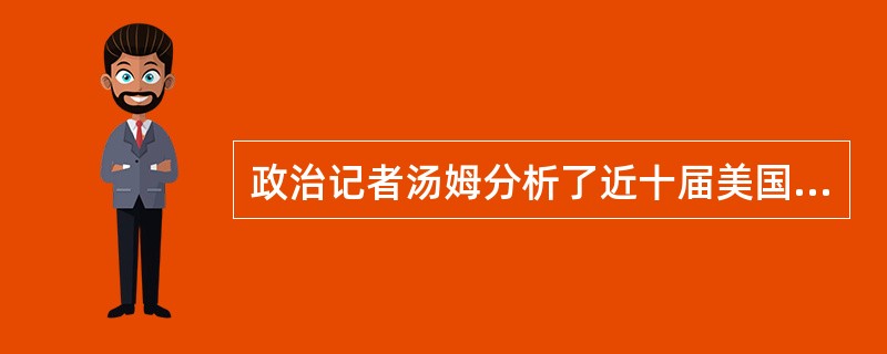 政治记者汤姆分析了近十届美国总统的各种讲话和报告，发现其中有不少谎话。因此，汤姆推断：所有参加竞选美国总统的政治家都是不诚实的。以下哪项和汤姆推断的意思是一样的？（）