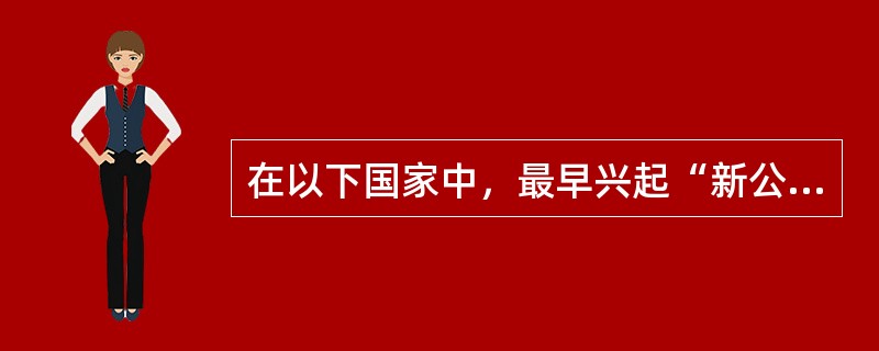 在以下国家中，最早兴起“新公共管理改革运动”的有（　　）。[2010年真题]