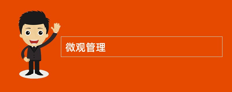 微观管理