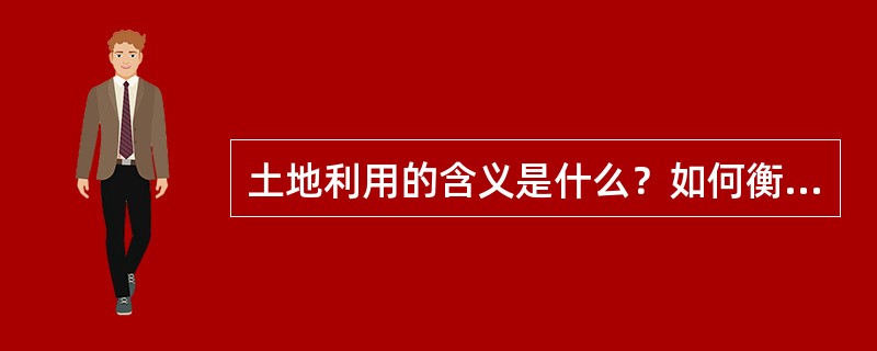 土地利用的含义是什么？如何衡量土地利用的合理性？