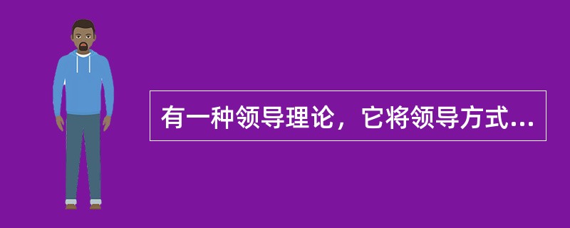 有一种领导理论，它将领导方式分为四类，即命令式、说服式、参与式和授权式。这种领导理论是（　　）。