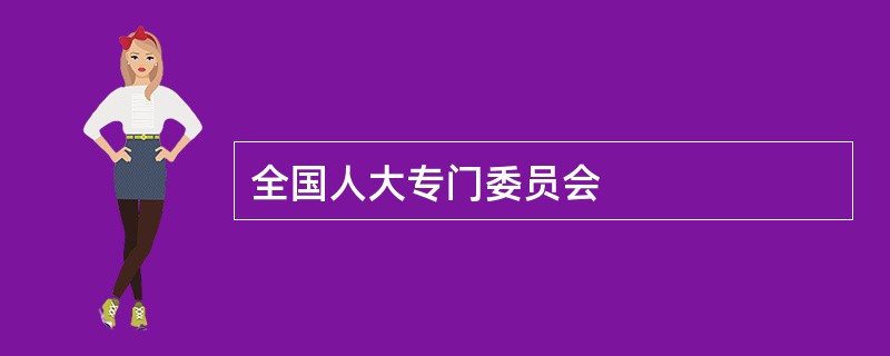 全国人大专门委员会