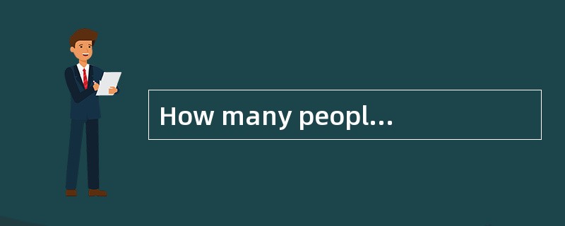 How many people can live on the face of the earth? No one knows the answer.It depends on how much fo