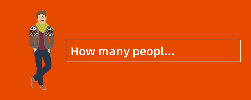 How many people can live on the face of the earth? No one knows the answer.It depends on how much fo