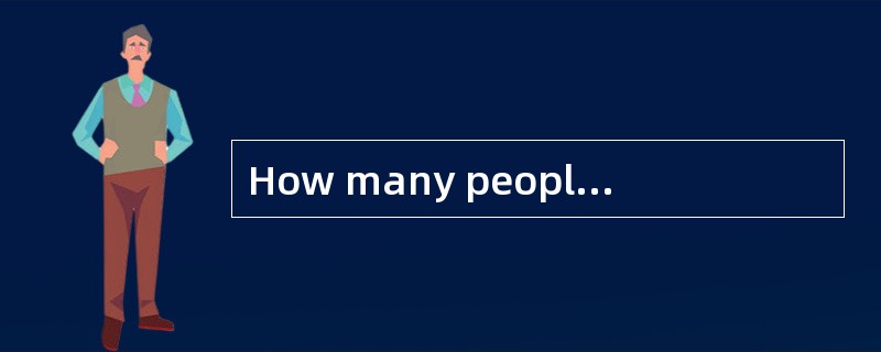 How many people can live on the face of the earth? No one knows the answer.It depends on how much fo