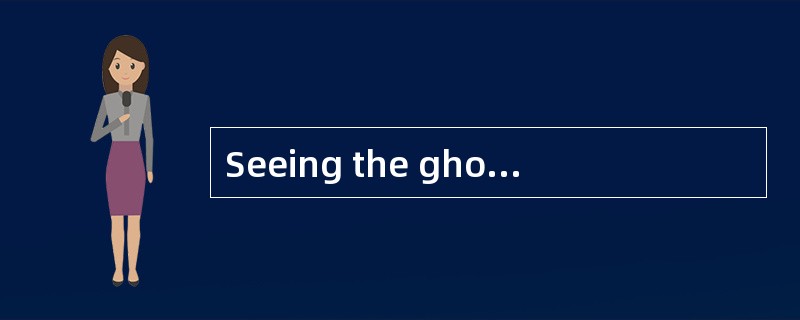 Seeing the ghost-like figure, the man fled, _____ the door behind him.
