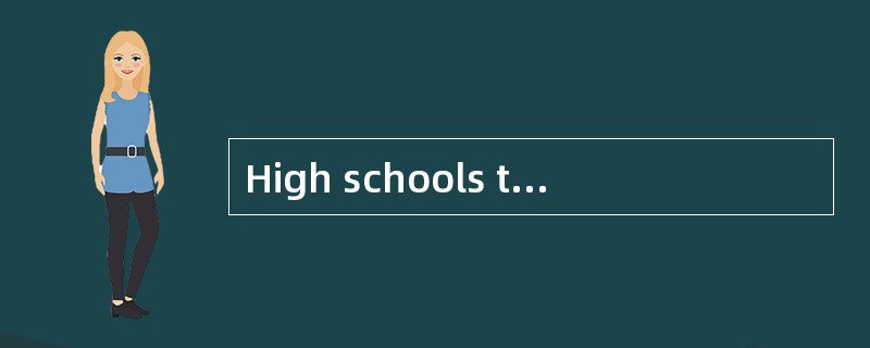 High schools teachers used to judge students _____ academic performance alone. High schools teachers used to judge students _____ academic performance alone.
