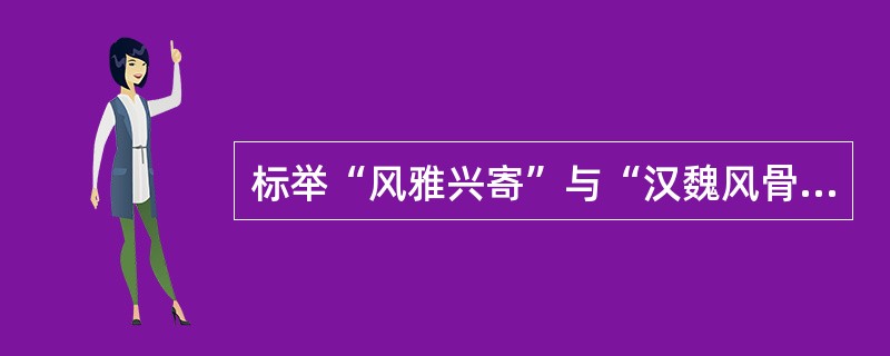 标举“风雅兴寄”与“汉魏风骨”，倡导诗歌革新的初唐诗人是（　）。 