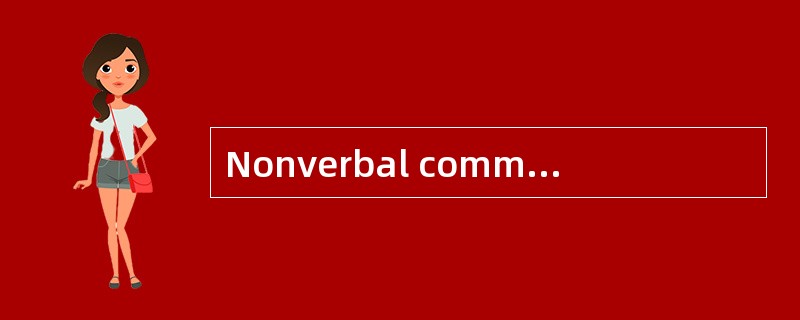 Nonverbal communication is a process of communication by ______.
