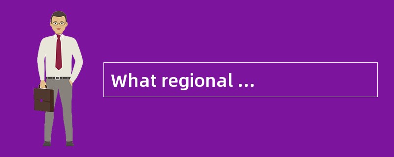 What regional dialects dose English fall into?