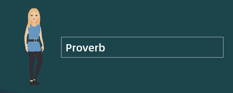 Proverb