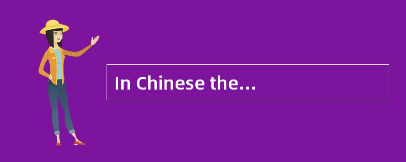 In Chinese the date on which the letter is written is put ______.