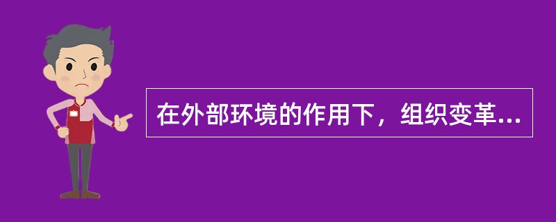 在外部环境的作用下，组织变革的直接动机来自多种力量，其中不包括（　）。