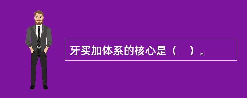 牙买加体系的核心是（　）。