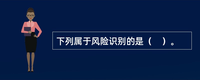 下列属于风险识别的是（　）。