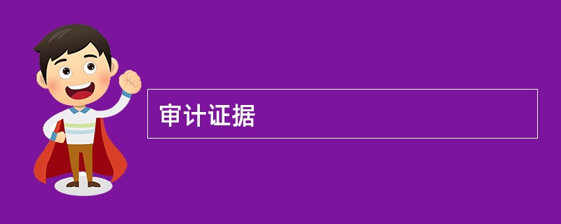 审计证据