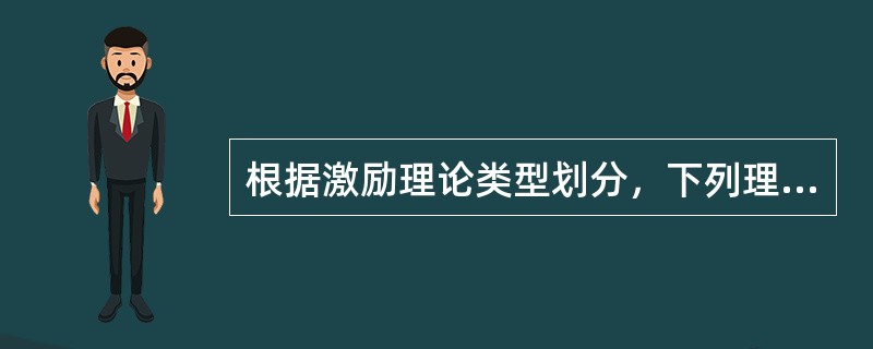 根据激励理论类型划分，下列理论中属于过程型激励理论的是（　）。