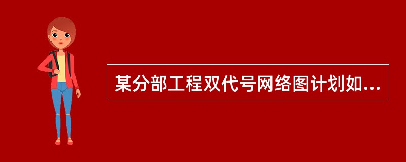 某分部工程双代号网络图计划如下图所示，图中的错误有（　）。<br /><img border="0" src="https://img.zhaotiba