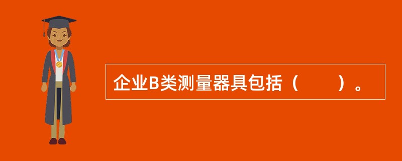 企业B类测量器具包括（　　）。