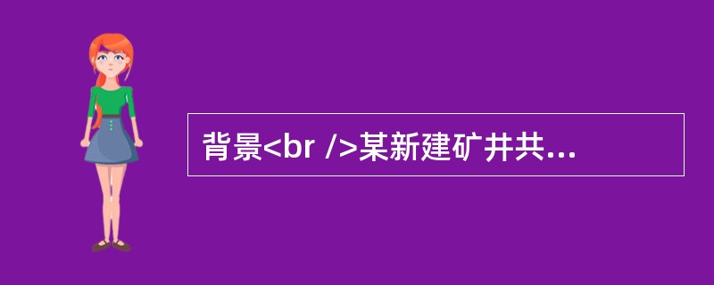 背景<br />某新建矿井共有主井.副井和中央风井三个井筒，预计主井井筒施工准备时间20个月，矿井建设关键线路是：主井井筒工程(18)→主井重车线(2)→一水平运输大巷(10)→采区下部车