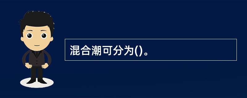 混合潮可分为()。