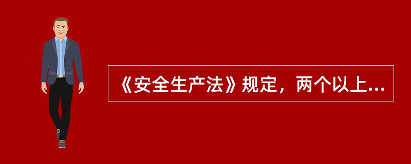 《安全生产法》规定，两个以上生产经营单位在同一作业区域内进行生产经营活动，可能危及对方生产安全的，应当（）。