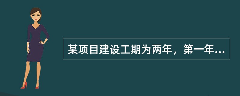 某项目建设工期为两年，第一年投资200万元，第二年投资300万元，投产后每年净现金流量为150万元，项目计算期为10年，基准收益率为10%，则此项目的财务净现值为（　　）。