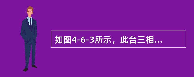 如图4-6-3所示，此台三相变压器的联结组应属下列哪项？（　　）[2005年真题]<br /><img border="0" style="width: