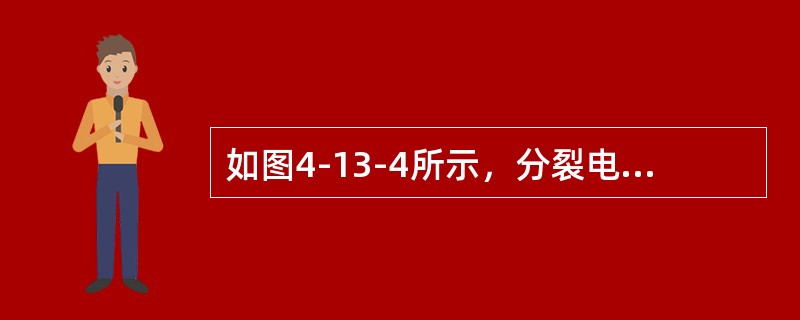 如图4-13-4所示，分裂电抗器中间抽头3接电源，两个分支1和2接相等的两组负荷，两个分支的自感电抗相同，均为<img border="0" style="widt